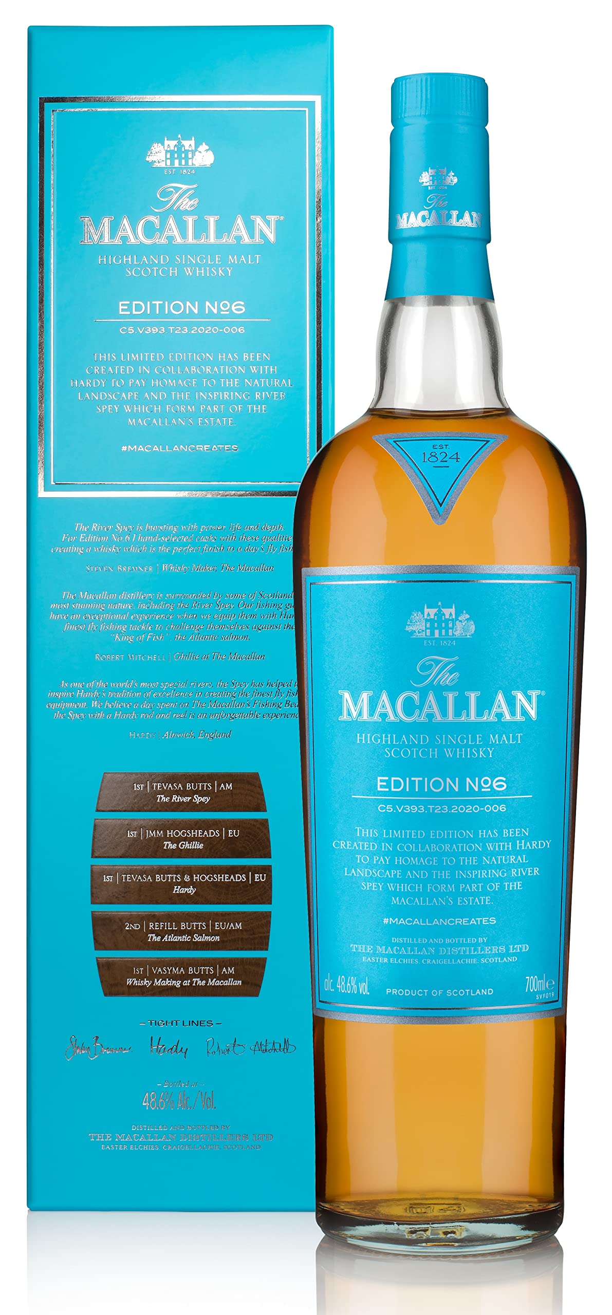 The Macallan Edition No. 6 Single Malt Scotch Whisky 700ml