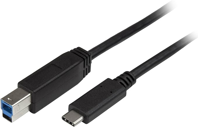 StarTech 1m 3ft USB C to USB B Printer Cable - M/M - USB 3.1 10Gbps
