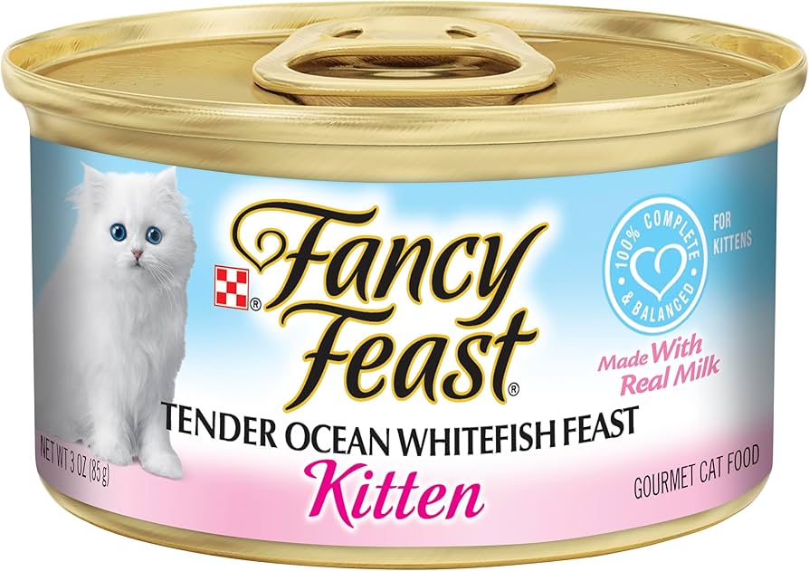 Fancy Feast Kitten Tender Ocean Whitefish | Cat Food