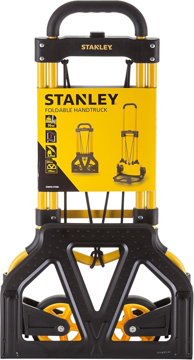 Stanley SXWTD-FT580 Folding Hand Truck, Yellow, 70 kg