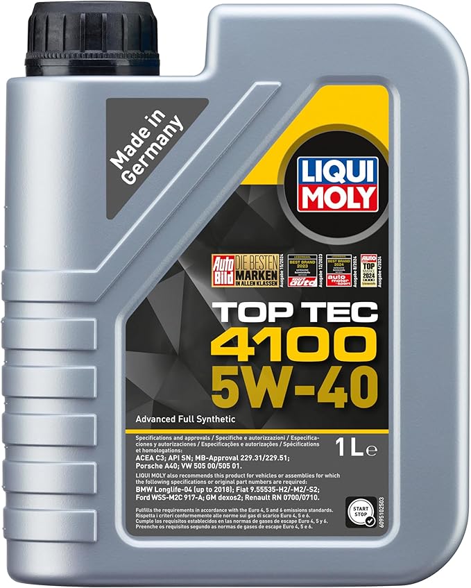 Liqui Moly Top Tec 4100 5W-40 Engine Oil - 5 Litre