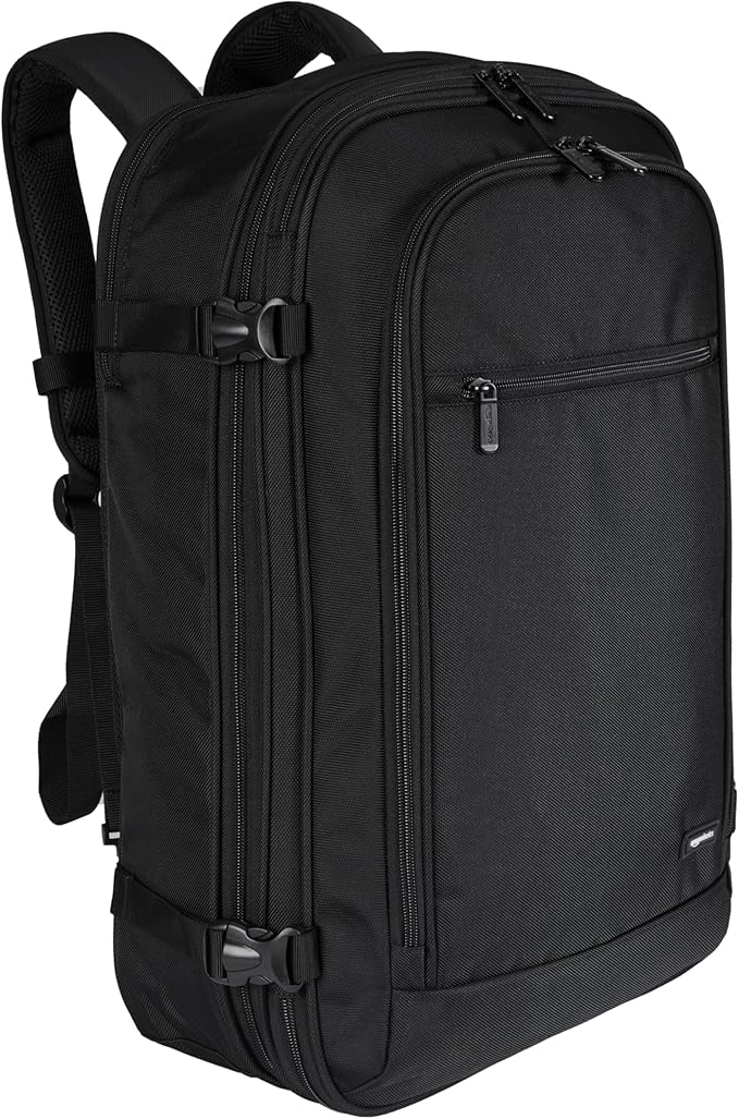 Amazon Basics Carry-on Travel Backpack - Black