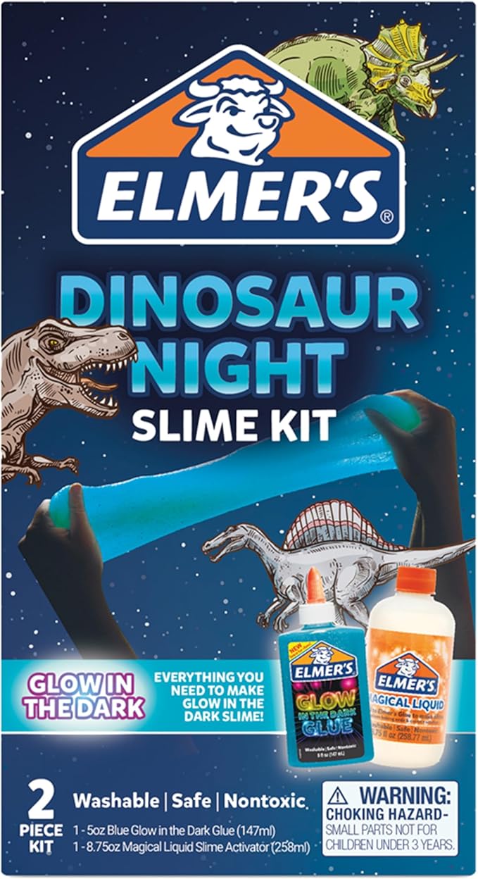 Elmer’s Dinosaur Night Slime Kit