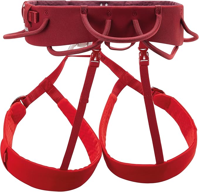 Petzl Adjama Harness, Medium / Dark Red