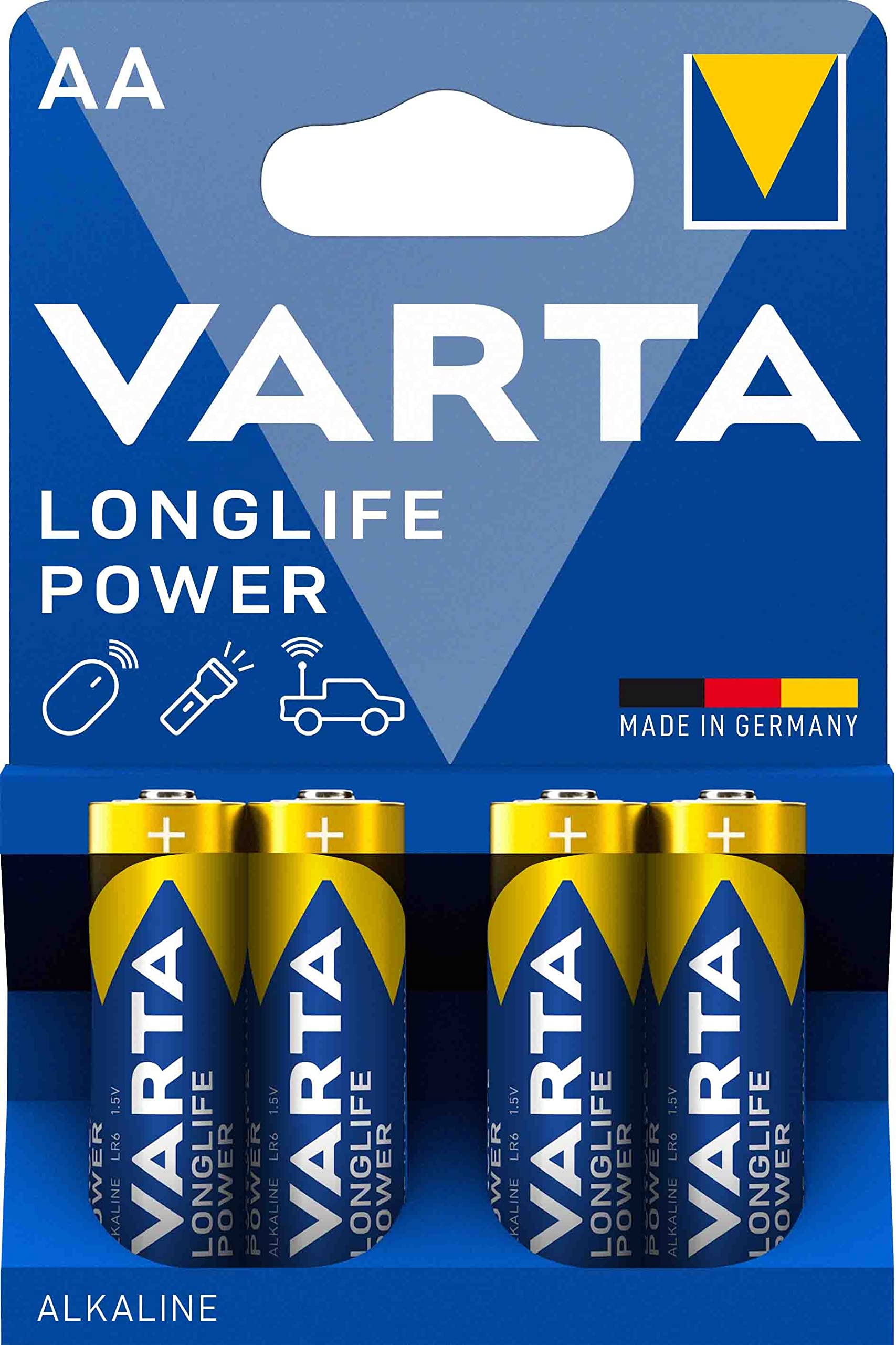 Varta AA Alkaline Batteries - 4 Pack