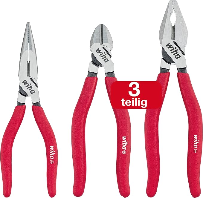 Workshop Pliers Set 3-Piece Wiha 26850