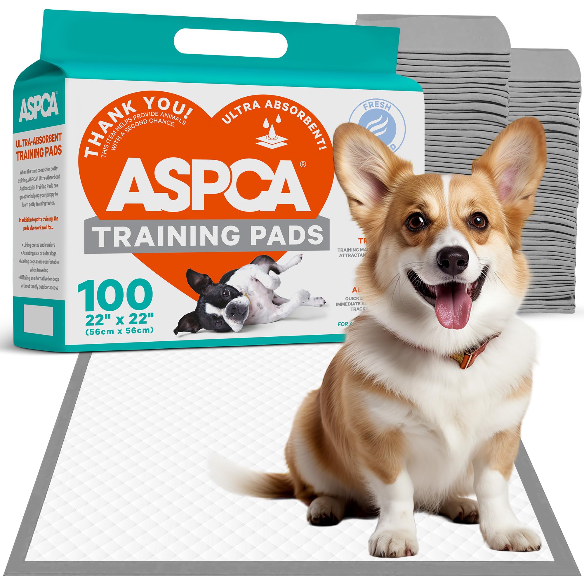 ASPCA AS62930 Dog Training Pads, Pack of 100
