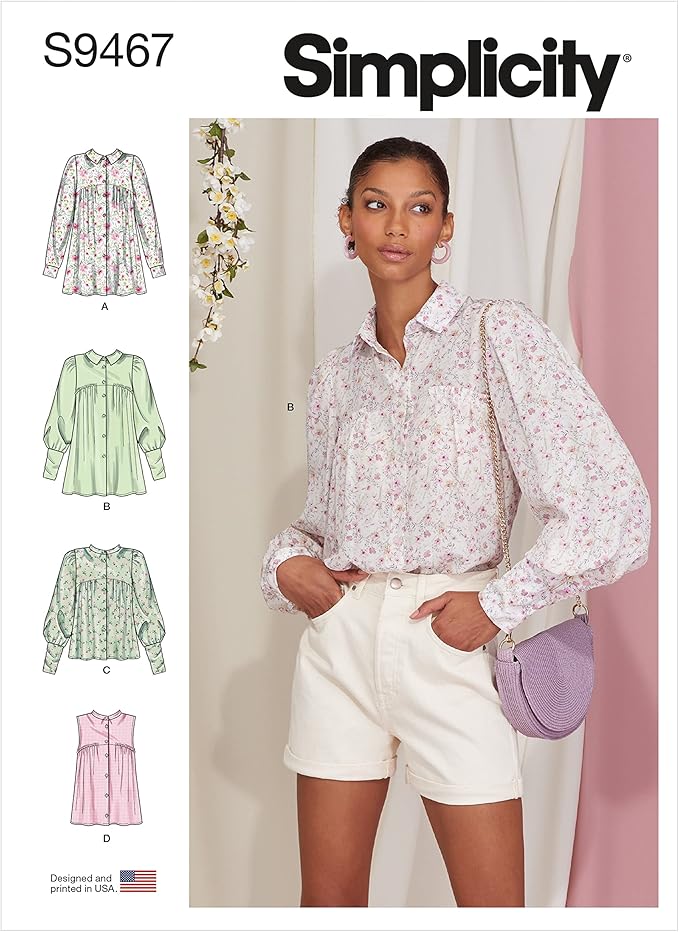 Simplicity Pattern S9467 Misses' Tops