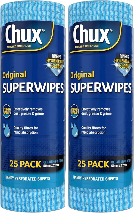 Chux Superwipes Original Blue 60 Pack