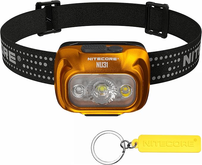 Nitecore NU31OR USB Rechargeable Headlamp (Orange)