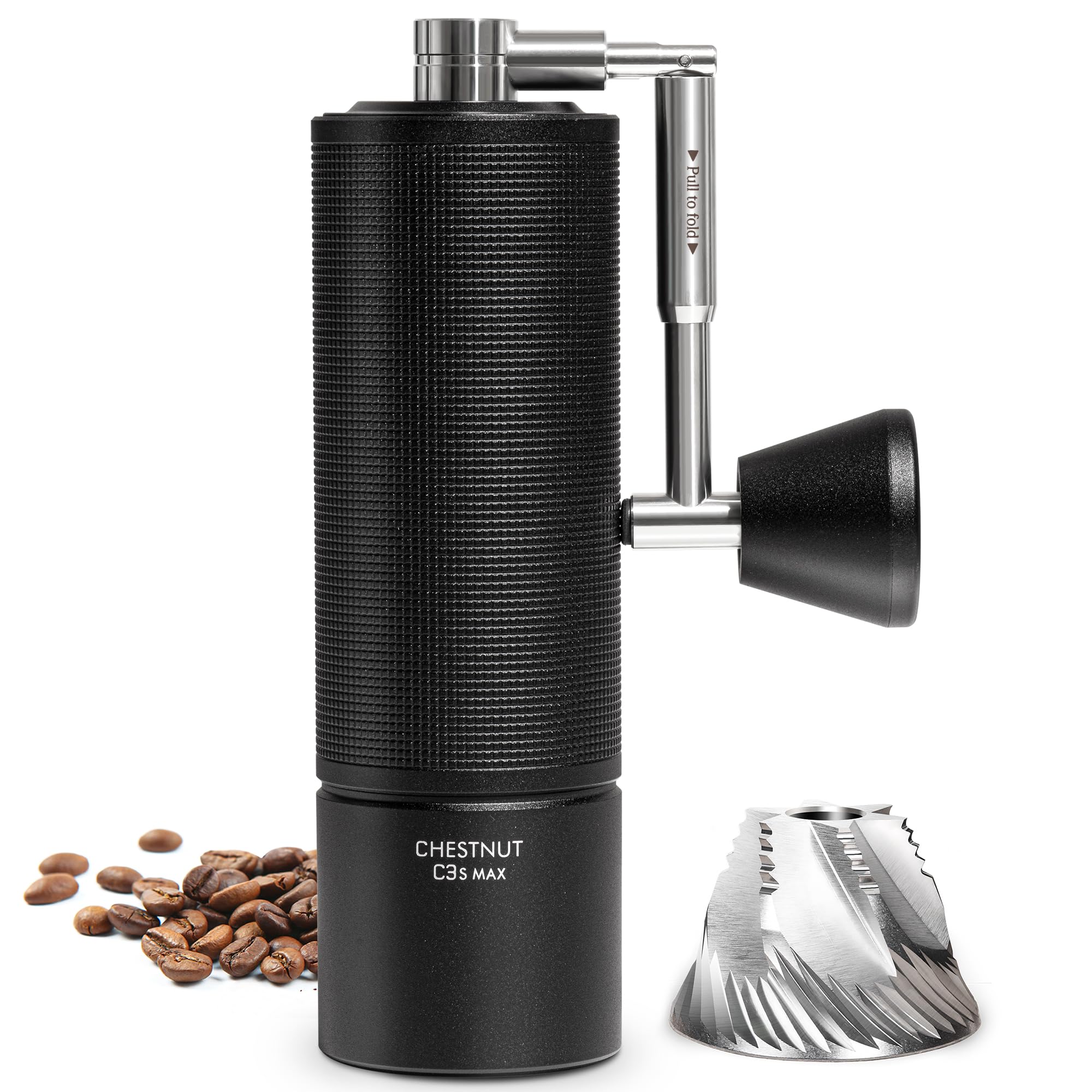 Timemore Chestnut C3S Max S2C Coffee Grinder. Black