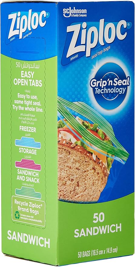 Ziploc Sandwich Bags 40 Pack