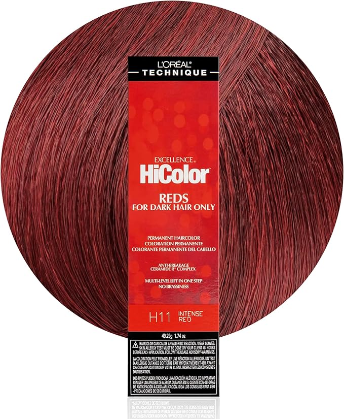 L'Oreal Excellence Hicolor, Intense Red, 1.74 Ounce