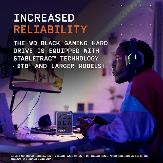 Western Digital WD Black Internal 3.5" Desktop SATA Drive, 2TB, 6gb/ S, 7200RPM, 5YR WD2003FZEX