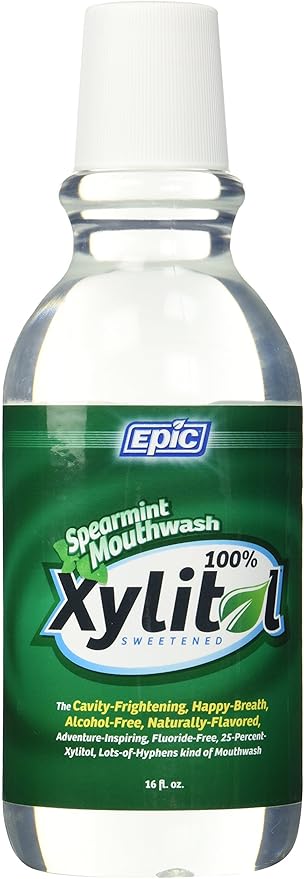 Epic Dental - Xylitol Mouthwash Spearmint - 16 fl. oz.