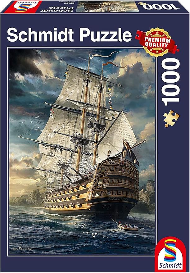 Schmidt Sails Set Jigsaw Puzzle (1000 Pieces)