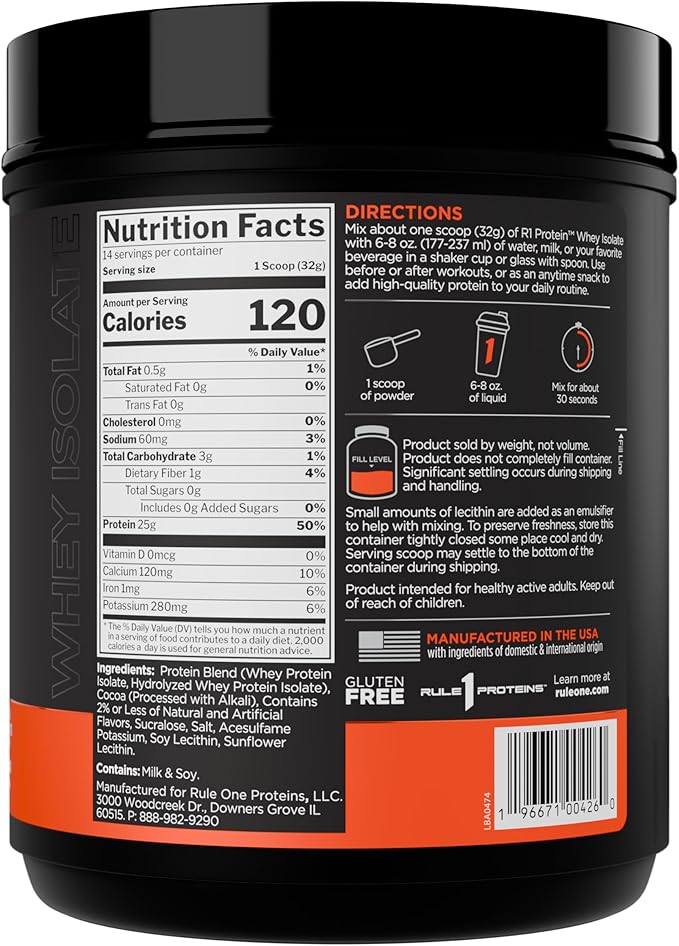 Rule 1 R1 Protein 2 LB / Chocolate Fudge