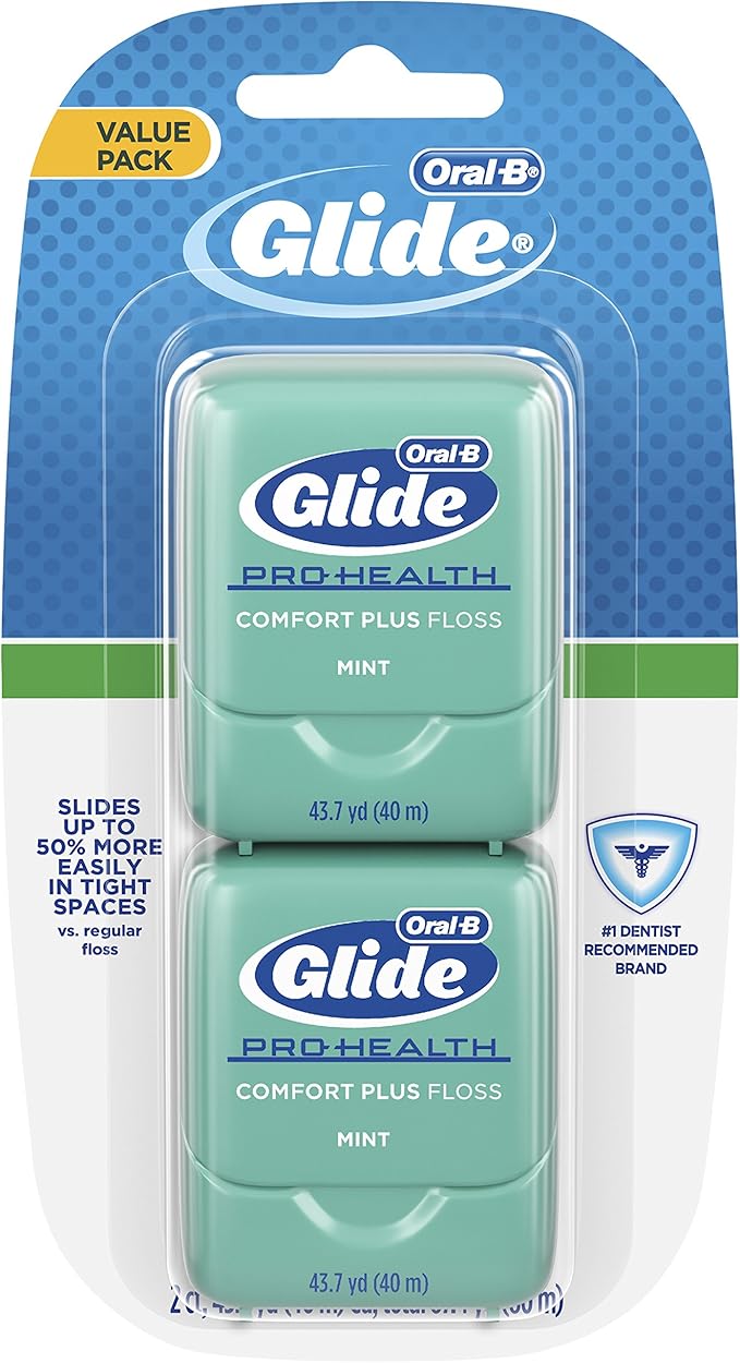 Oral-B Pro-Health Comfort Plus Dental Floss Mint, 40 M x 3 ea