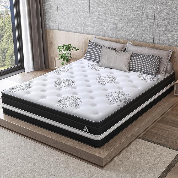Starry Eucalypt Mattress Pocket Spring Single Size Latex Euro Top 34cm Bethany