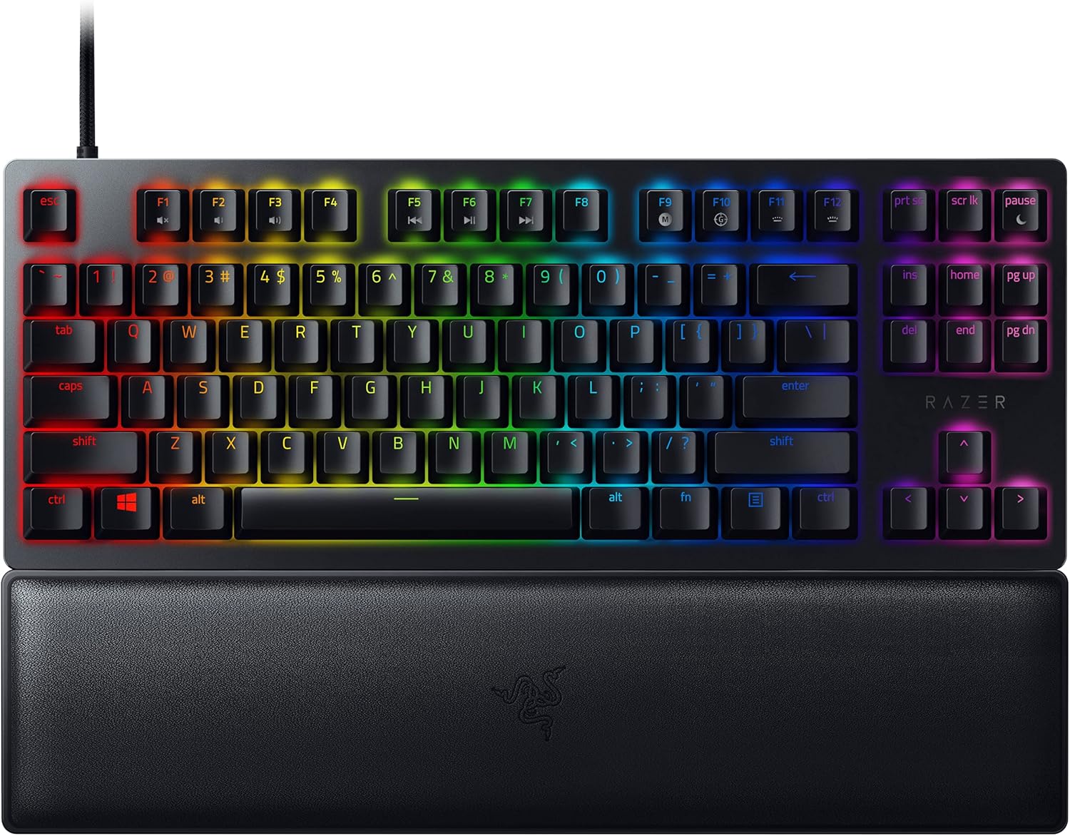Razer Huntsman V2 TKL Optical Gaming Keyboard (Clicky Purple Switch)