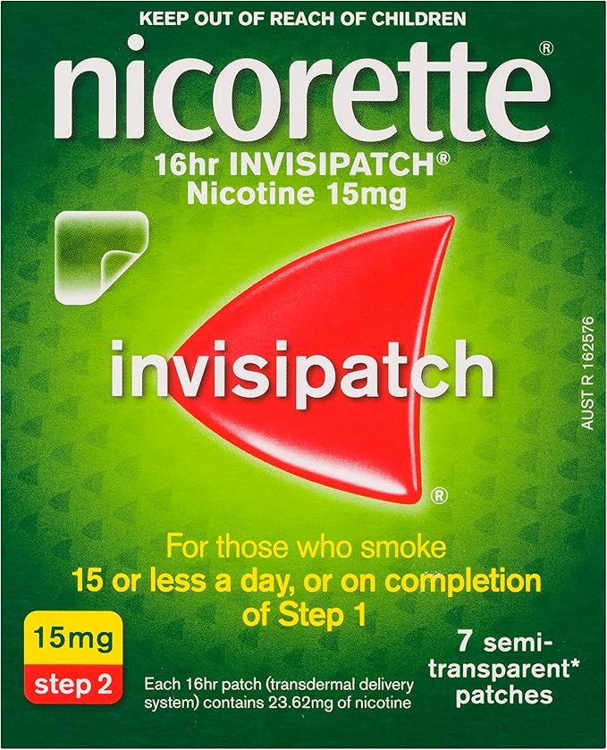 Nicorette Invisipatch Step 2 15mg Patches 7