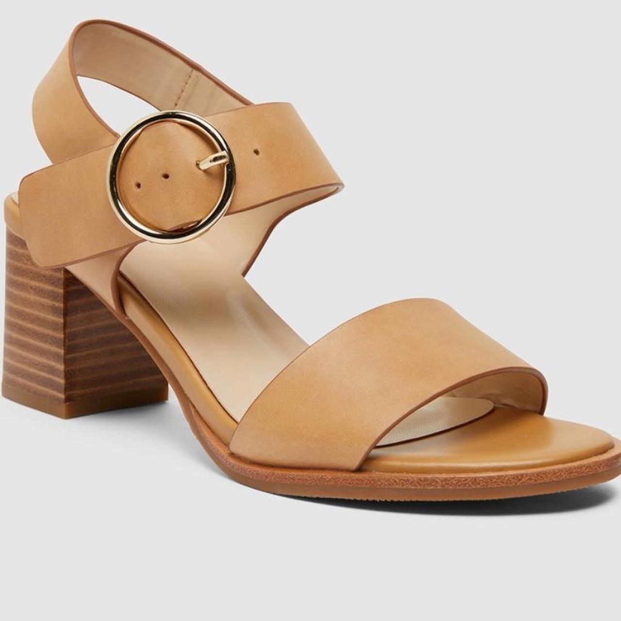 David Jones Sandler Bolivia Sandal in Tan Glove, Size 42 EU