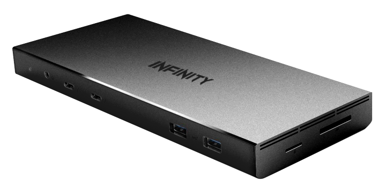 [FGM-DKRA1000087COM] Thunderbolt 3 Docking Station With 80W PD, Dual 4K Display, TB3 - Black