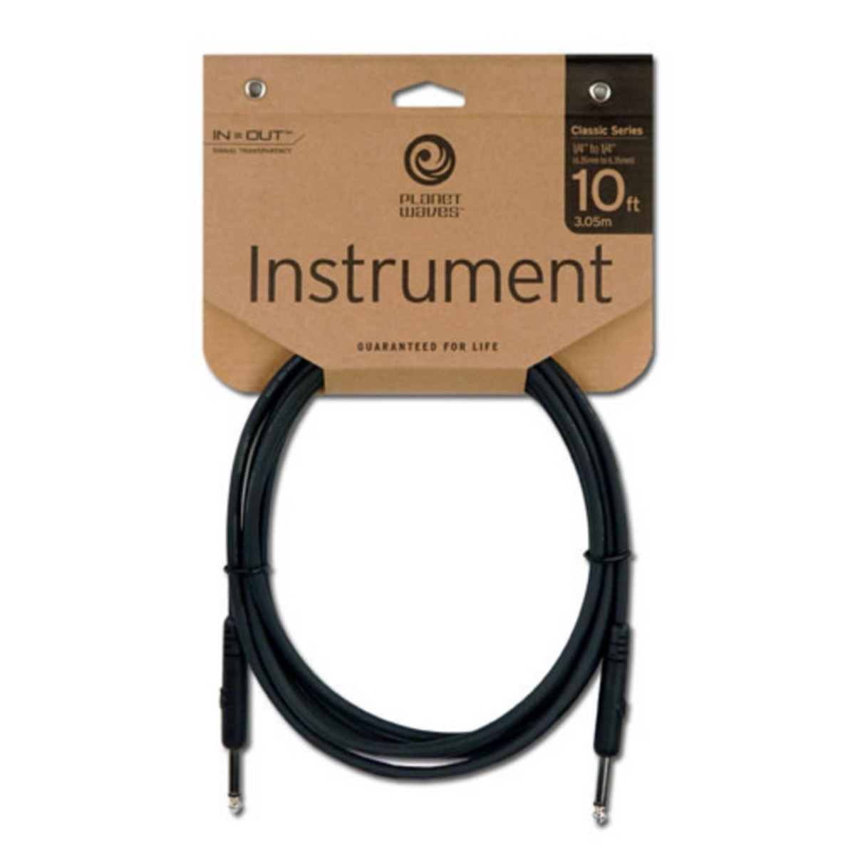 D'Addario Classic Series 1/4" Instrument Cable, 10ft