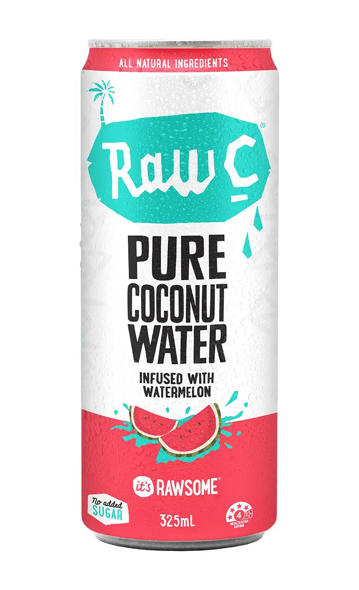 Raw C Coconut Water Infused with Watermelon 325 ml (Pack of 12)
