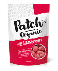 Patch Organic Frozen Strawberries 500g