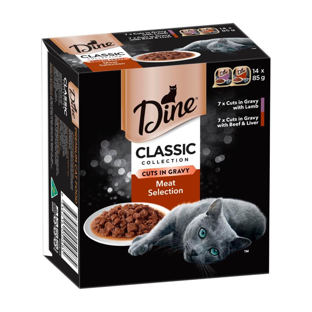 Dine Meat Selection Wet Cat Food 14 x 85g