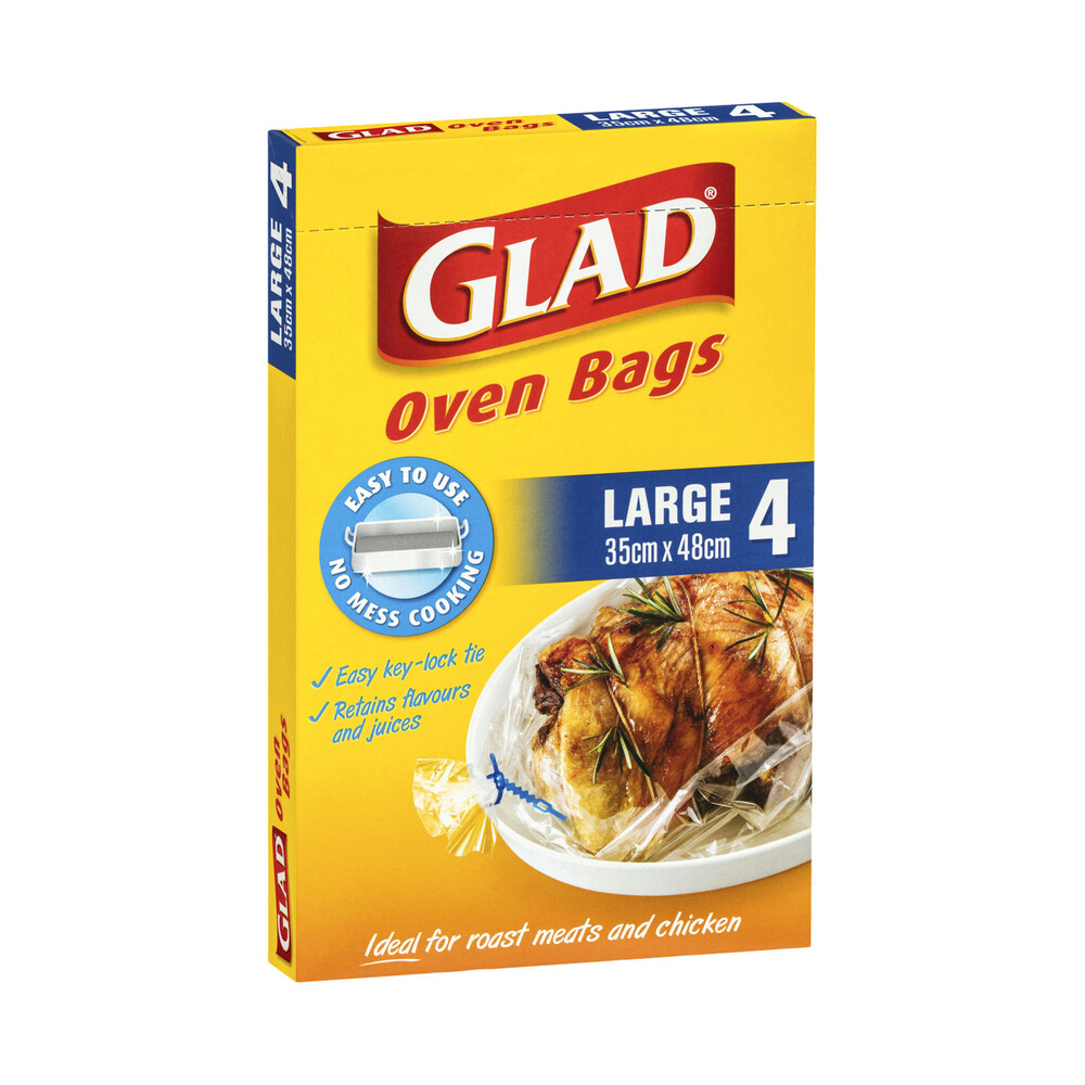 Glad Large Oven Bags 4 Pack