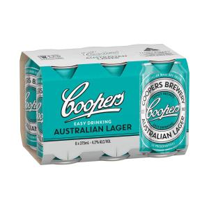 Coopers Australian Lager Can 375ml