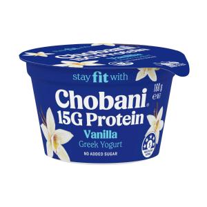 Chobani Fit High Protein Greek Yogurt Vanilla 160g