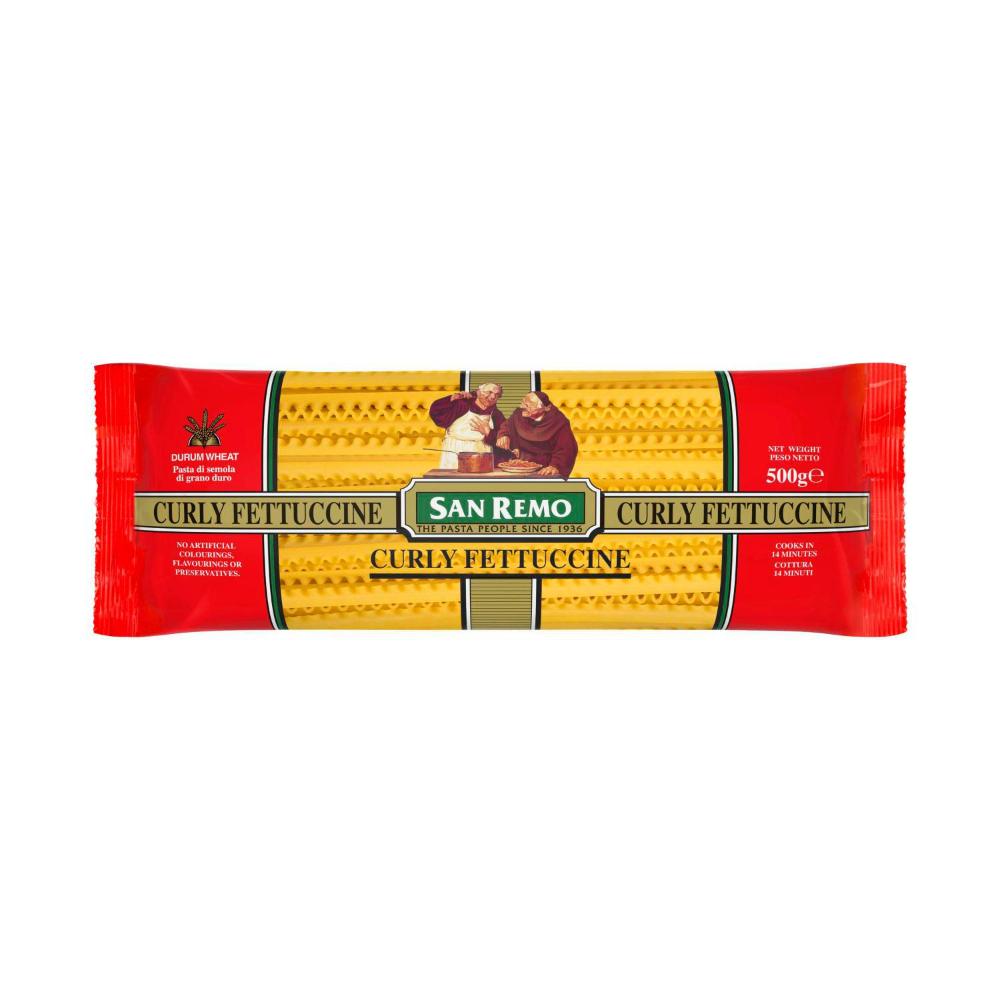 San Remo Curly Fettuccine Pasta No 80 500g