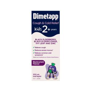 Dimetapp Kids 2 Years & Over Cough Cold & Flu 200ml