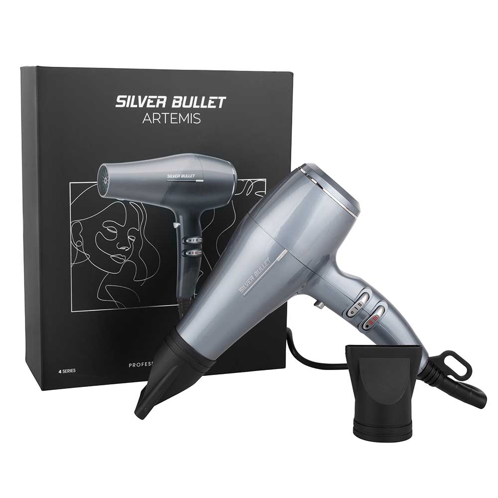 Silver Bullet Artemis Professional Hair Dryer - Grey