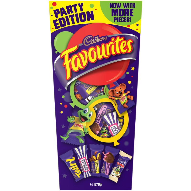 Cadbury Favourites Party Edition Boxed Chocolate 570g