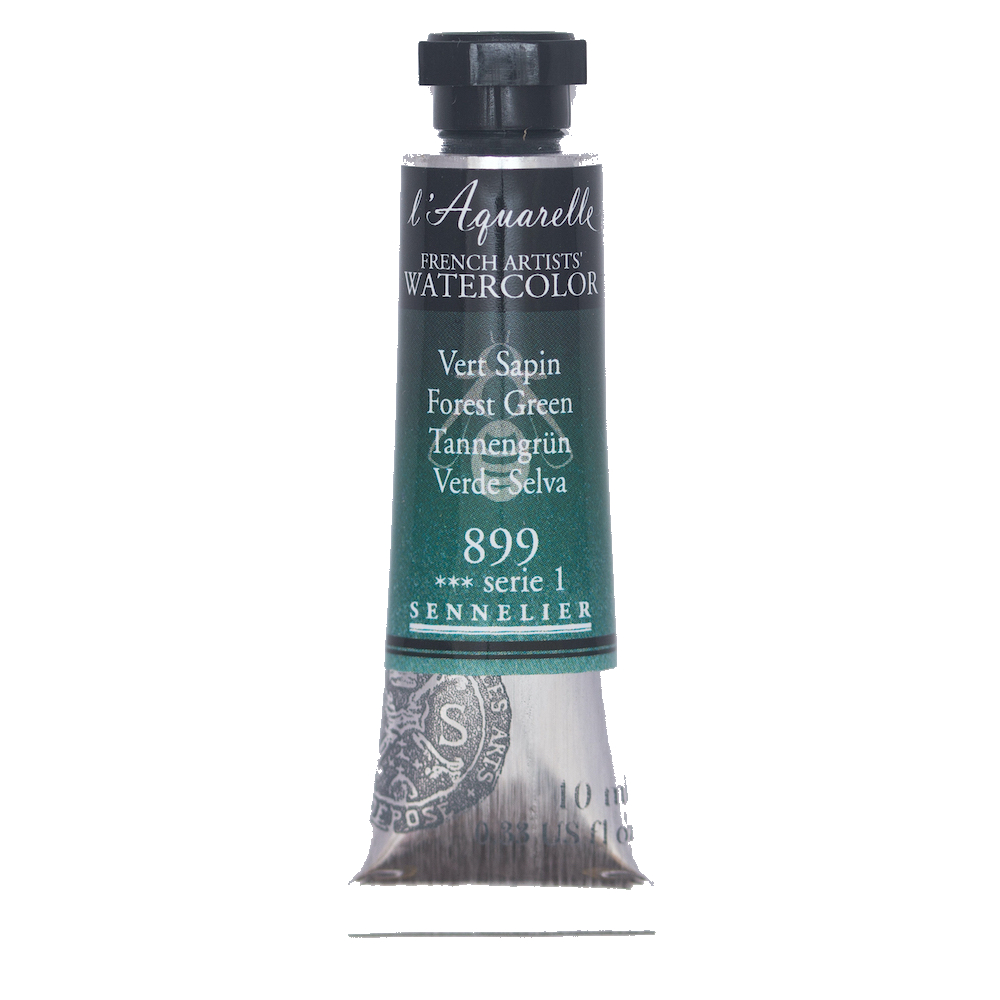 Sennelier L'Aquarelle Watercolour Tubes 10ml - Forest Green 10ml Tube