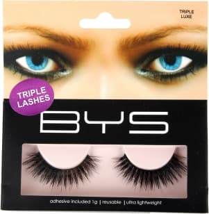 BYS Triple Luxe 1G Lash Synthetic Hair Fake/False