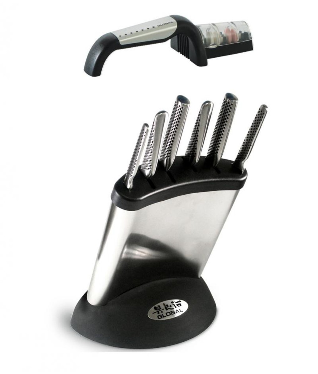 Global Synergy 7 Piece Knife Block Set