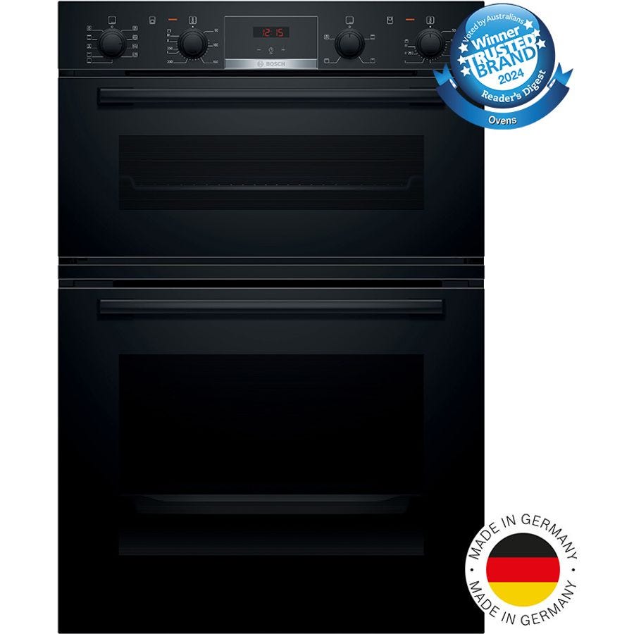 Bosch MBA534BS0A 60cm Serie 4 Built-in Double Oven
