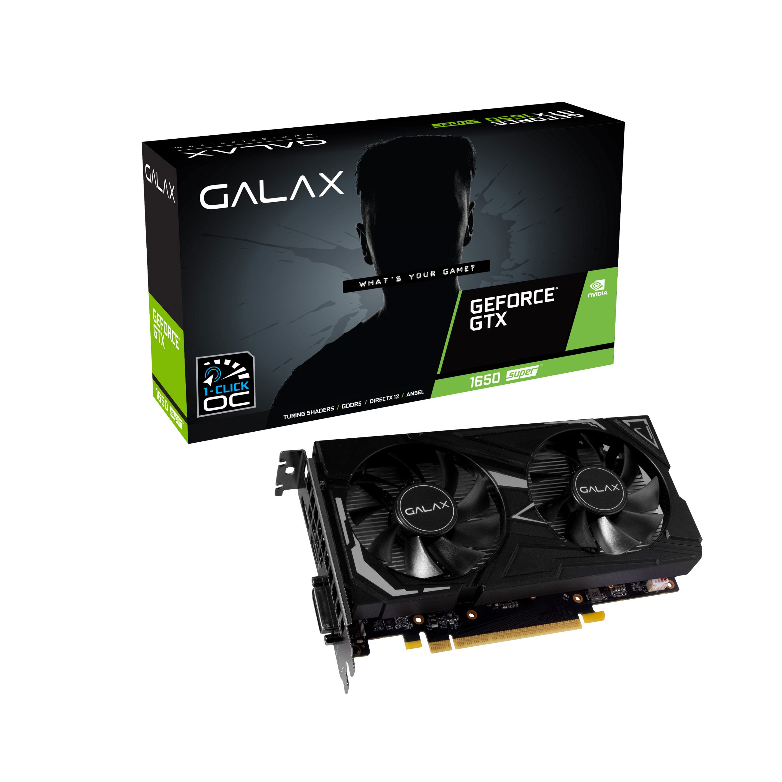 Galax GeForce GTX 1650 4GB EX Plus 1-Click OC Graphic Card