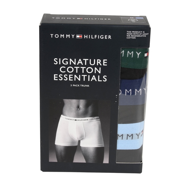 Tommy Hilfiger 3 Pack Trunk - Black - Size - XL