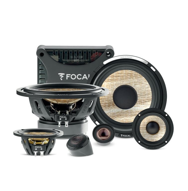 Focal PS 165 F3E 6-1/2" Expert Flax Evo 3-Way Component Speakers