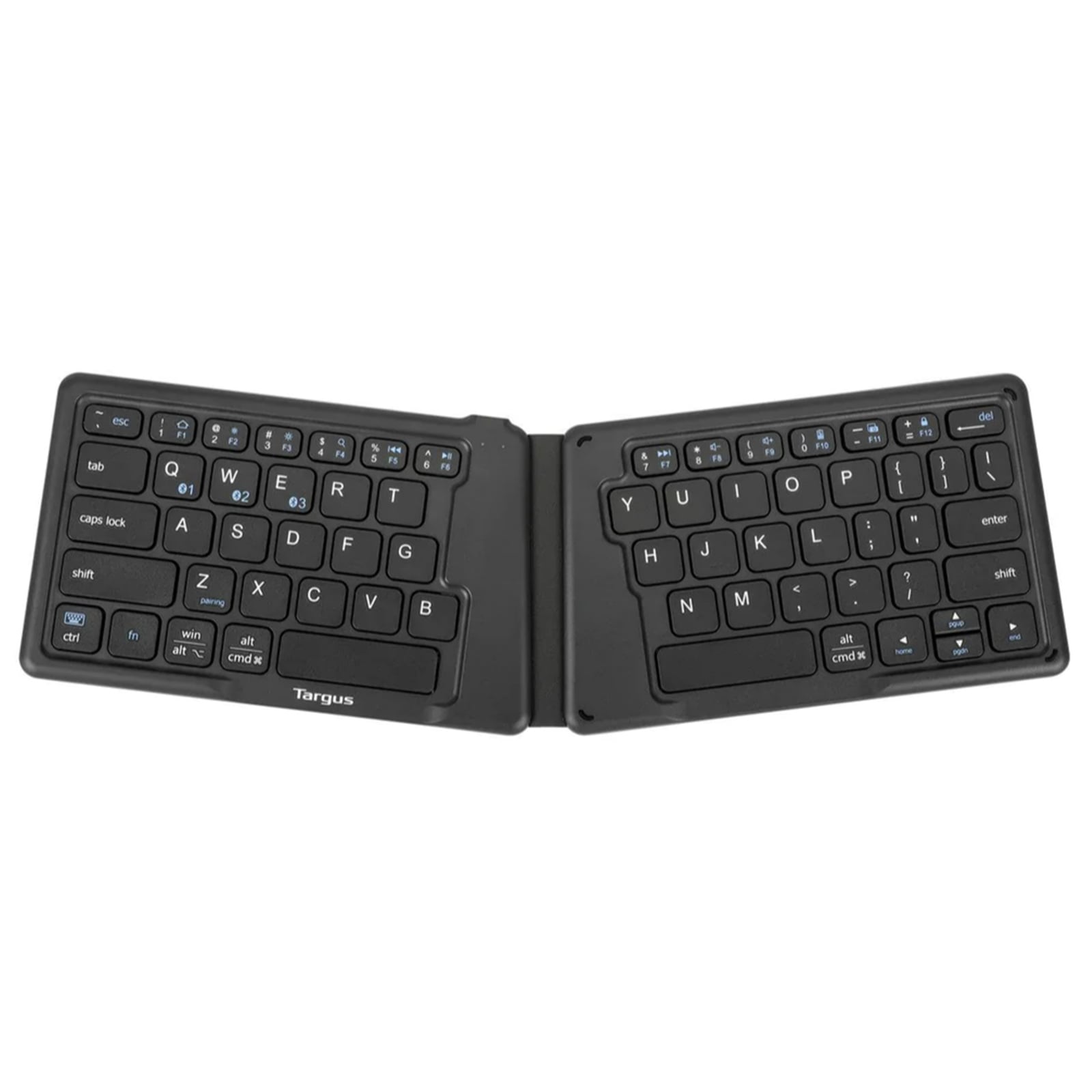 Targus AKF003US Ergonomic Foldable Bluetooth Antimicrobial Keyboard