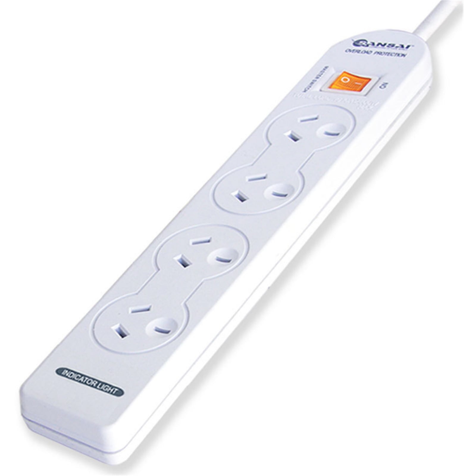 Sansai 4 Way Basic Powerboard (131P) with Master Switch