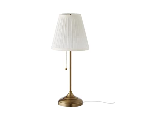 IKEA - ÅRSTID Table Lamp, Brass/White Max.: 75 W