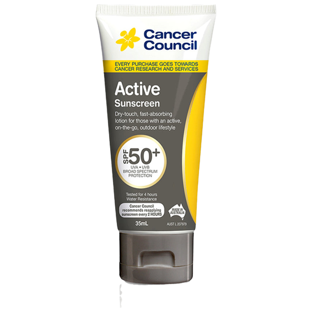 Cancer Council Active Sunscreen SPF50+ 35ml