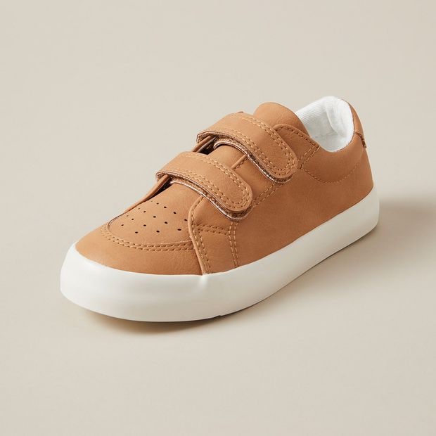 Kids Double Strap Retro Sneakers | Brown | Size 6 by Target Kids